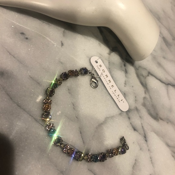 Sorrelli Pastels Pop Ant. Silver Bracelet,NWT - Picture 7 of 13